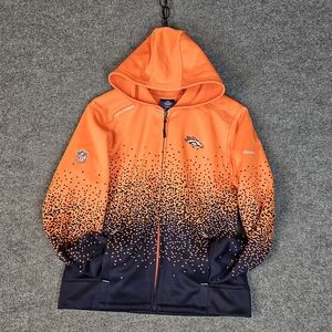 Denver Broncos Hoodie Womans Large Reebok NFL Football AFC West‎ Jacket